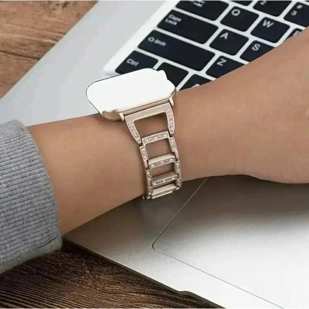 Sparkling Rhinestone Apple Watch Band